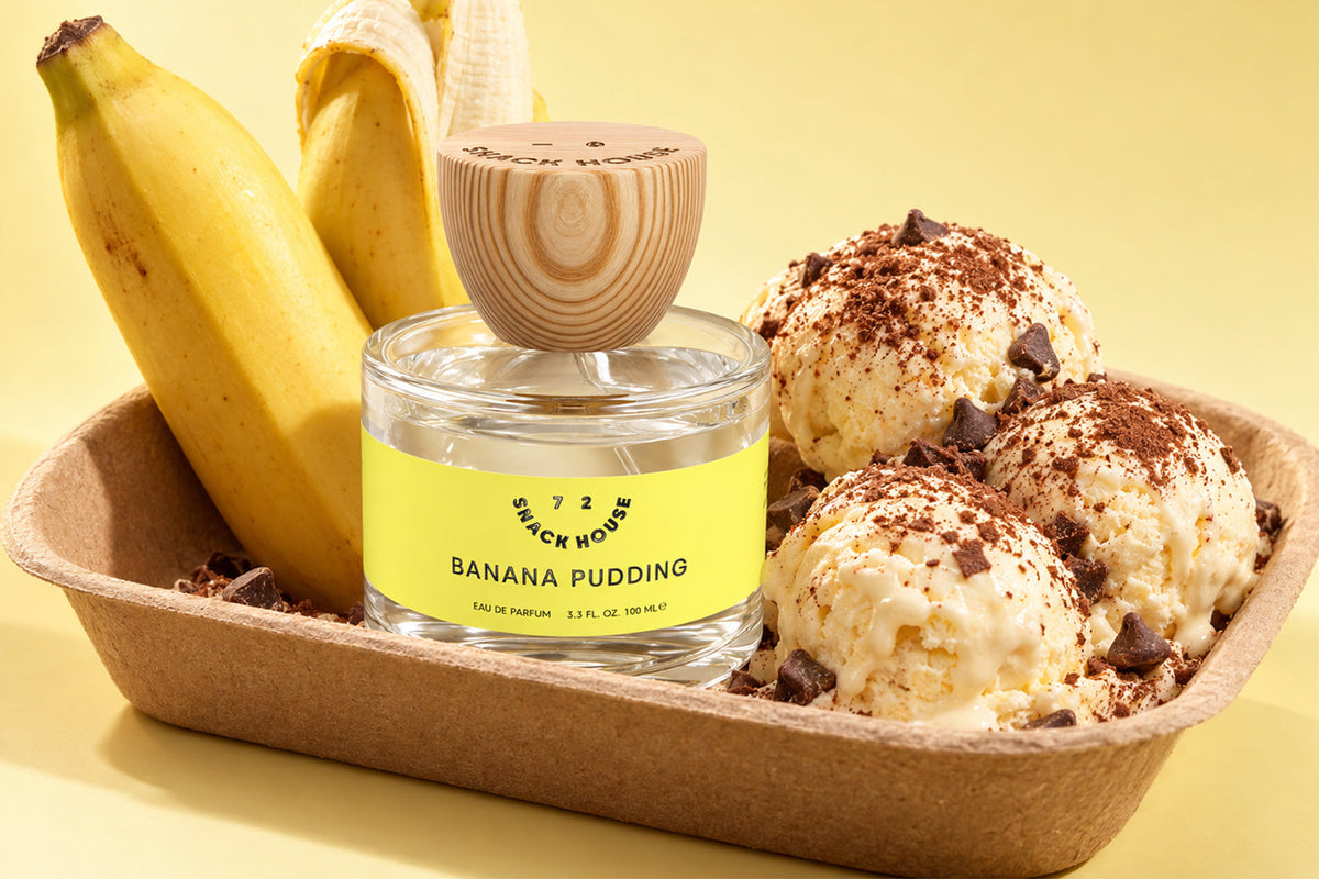 Snack House Blog What Does Banana Perfume Smell Like? The Unexpected Rise of Gourmand's New Scent